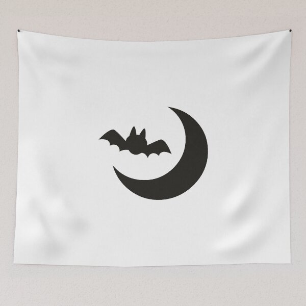 Item preview, A bat and the moon designed and sold by bestforyouu.