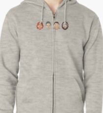 Phish in Vector Cartoons Zipped Hoodie