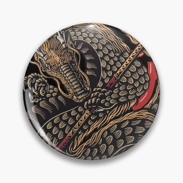 Item preview, Japanese Dragon Warrior  designed and sold by Manasuka Creative.
