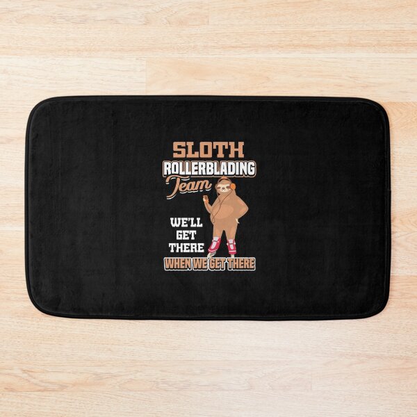 Item preview, Sloth Rollerblading Team Lazy Funny Vintage designed and sold by soldeokate.