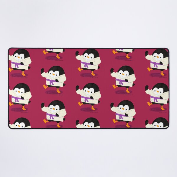 Karate Penguin 2 Desk Mat