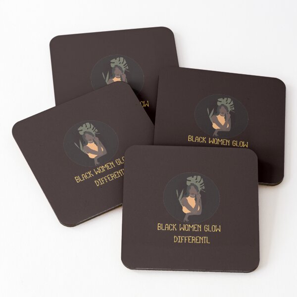 Item preview, Black Women Glow Differently designed and sold by WAISLYV.