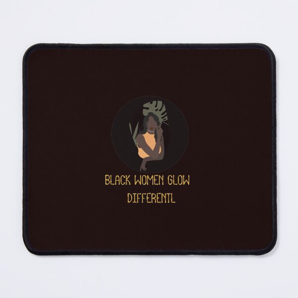 Item preview, Black Women Glow Differently designed and sold by WAISLYV.
