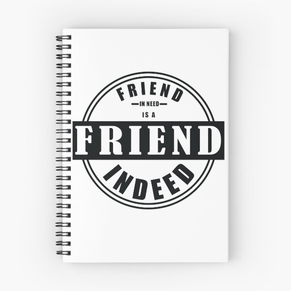 Item preview, friend in need is a friend indeed designed and sold by Semoga Berkah.