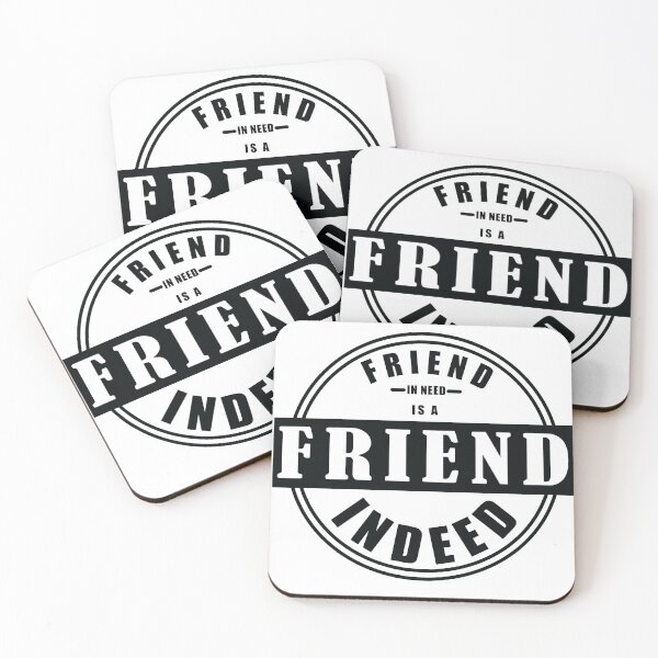 Item preview, friend in need is a friend indeed designed and sold by Semoga Berkah.