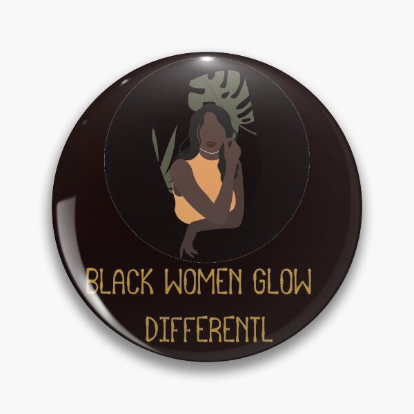 Item preview, Black Women Glow Differently designed and sold by WAISLYV.