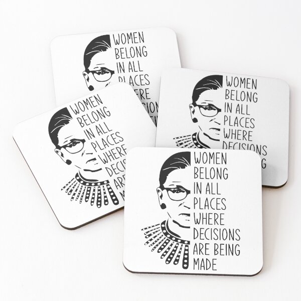 Item preview, Women belong in all places where decisions are being made - RBG 2 designed and sold by REApparelCo.