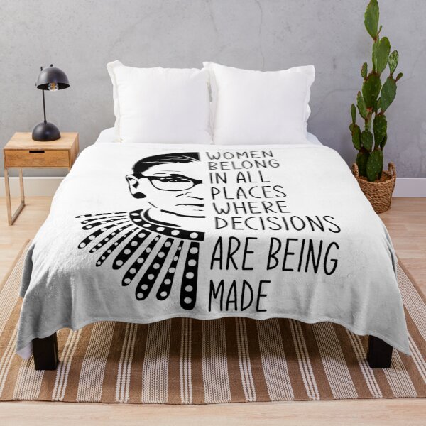 Item preview, Women belong in all places where decisions are being made - RBG 2 designed and sold by REApparelCo.