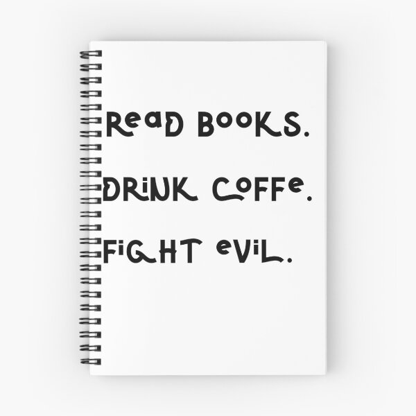 Item preview, Read Books. Drink Coffee. Fight Evil. Funny Reading designed and sold by kamaldc.