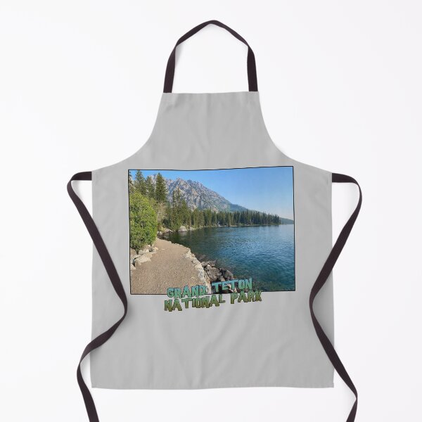 Item preview, Wyoming State Outline (Grand Teton National Park - Lake Jenny Trail) designed and sold by gorff.