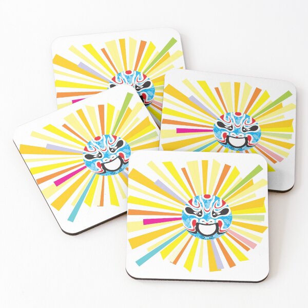 Item preview, Colorful Japanese Face Mask Art designed and sold by Teepocalypse.