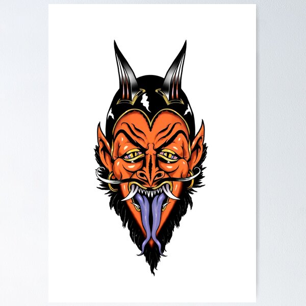 Item preview, Devil Misfortune Coloured. designed and sold by Lone-Wolf-Cub.