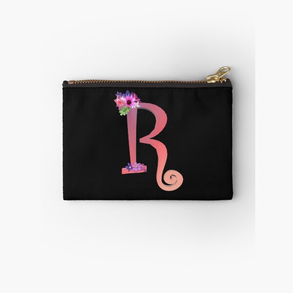 Item preview, Script letter R decorated with flowers designed and sold by AloraDawnEve.