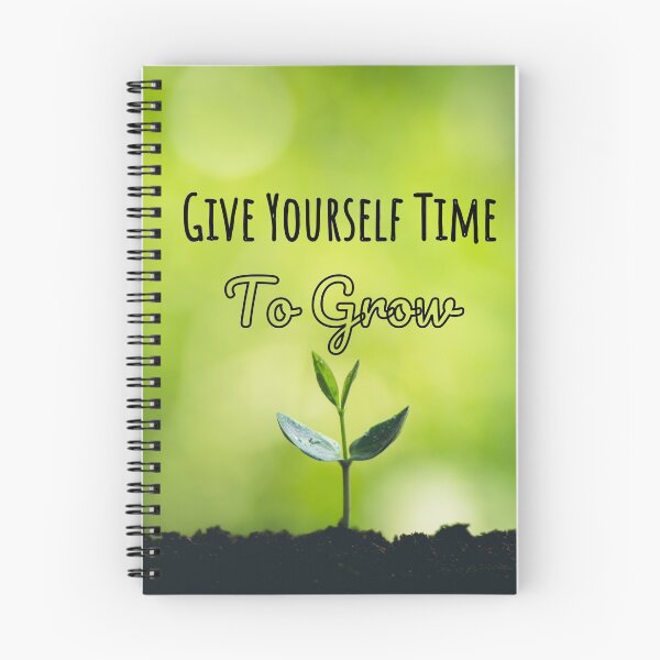 Aperçu de l'œuvre Donnez-vous le temps de grandir | Affiches de motivation créée et vendue par Armaneto.