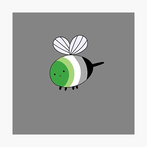 Item preview, Subtle Aromantic Bee. aromantic bee designed and sold by tiredandbored.