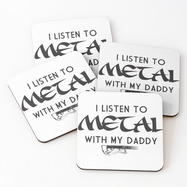 Item preview, I listen to metal with my daddy designed and sold by Cattigal.