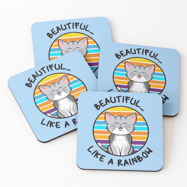 Item preview, Beautiful Like a Rainbow designed and sold by PurrfectLuv.