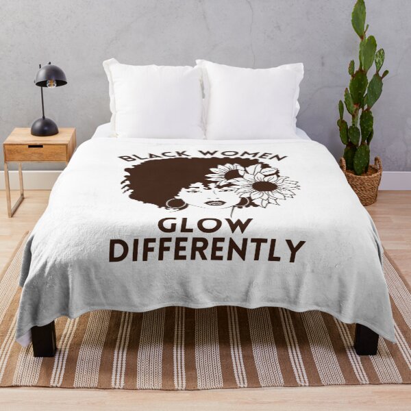 Item preview, Black Women Glow Differently designed and sold by Davestre Designs.