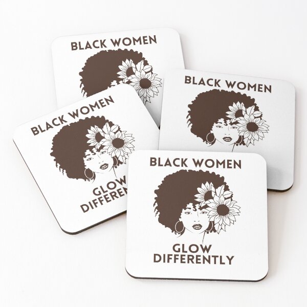 Item preview, Black Women Glow Differently designed and sold by Davestre Designs.