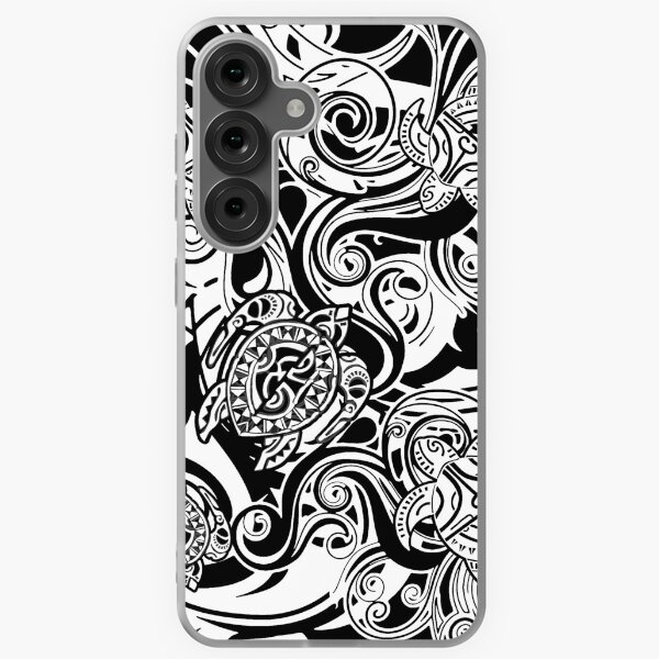 Item preview, Retro Vintage Hawaiian Honu Black And White  designed and sold by sunnthreads.