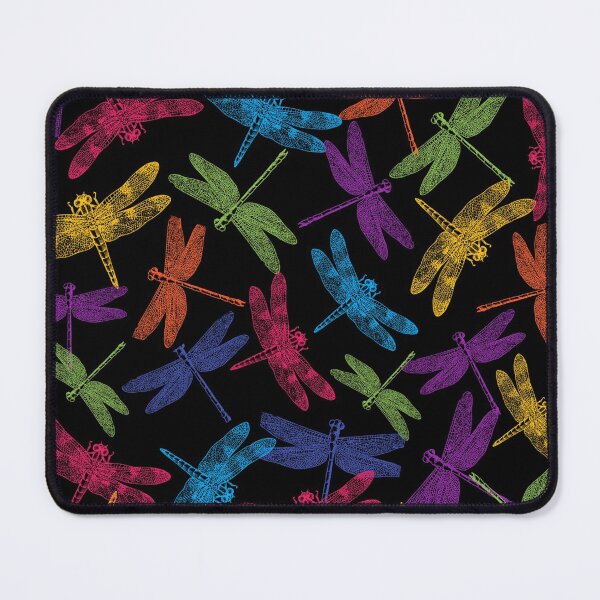 Item preview, COLORFUL DRAGONFLIES ABSTRACT FLYING PATTERN designed and sold by samArtline.
