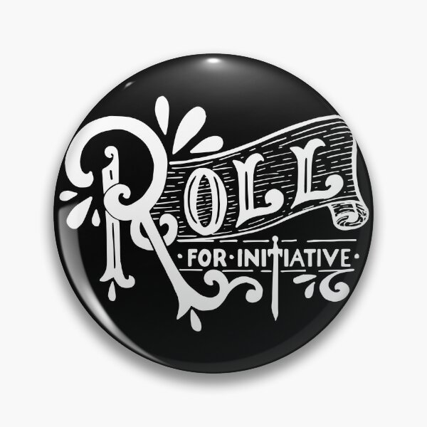 Item preview, Roll for Initiative - dnd lettering quote - light designed and sold by RamonaAlksne.