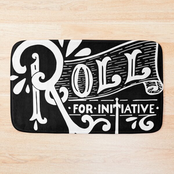 Item preview, Roll for Initiative - dnd lettering quote - light designed and sold by RamonaAlksne.