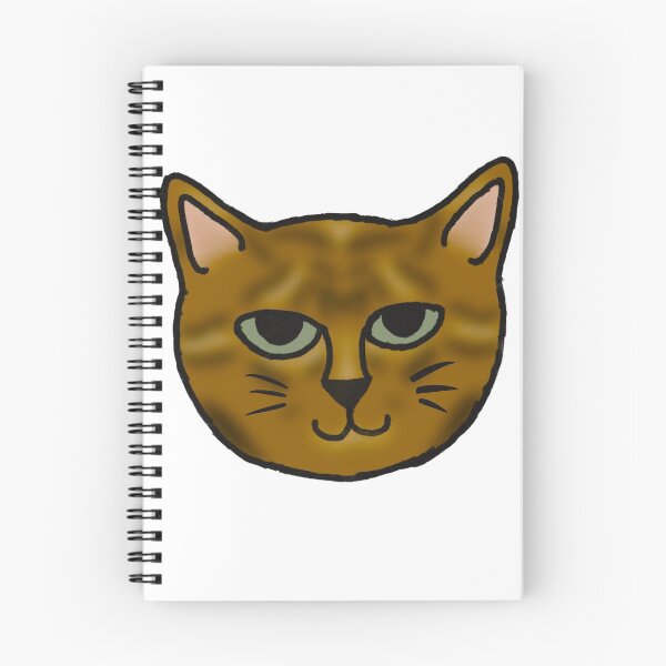 Item preview, Gato de dibujos animados, atigrado marrón designed and sold by Jay Manning.