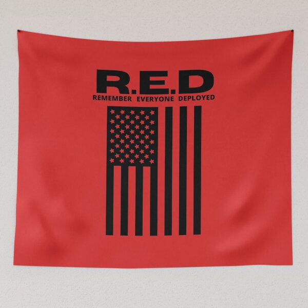 Item preview, R.E.D Remember Everyone Deployed designed and sold by MeetMatilda.