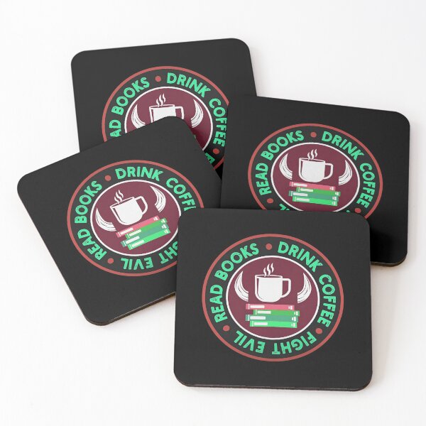 Item preview, Read Books. Drink Coffee. Fight Evil. Funny Reading designed and sold by kamaldc.