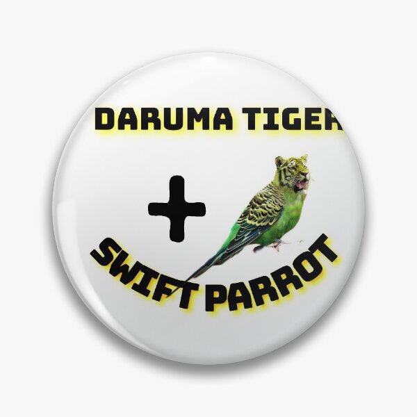 Item preview, Daruma Tiger + swift animal desing two animal on one frame  designed and sold by Mohd wasim.