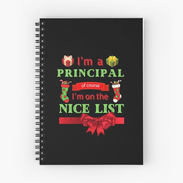 Item preview,  I'm A PRINCIPAL Of Course I'm On The Nice List, Funny PRINCIPAL, Christmas Cheer, Happy Holidays designed and sold by Sun Sand & Sea Art.