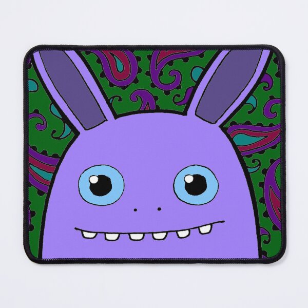 Item preview, Purple Monster with Paisley designed and sold by SquashBlossom1.