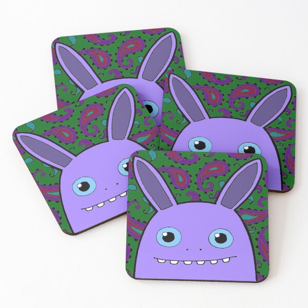 Item preview, Purple Monster with Paisley designed and sold by SquashBlossom1.