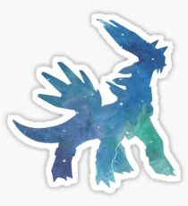 Dialga Nebula Art Sticker