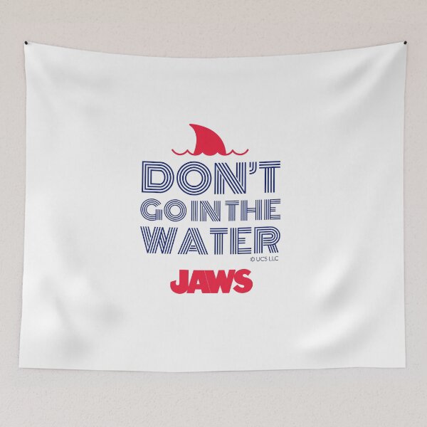 Item preview, DON'T GO IN THE WATER - MOVIE - JAWS - RETRO  designed and sold by Tropical Blood.
