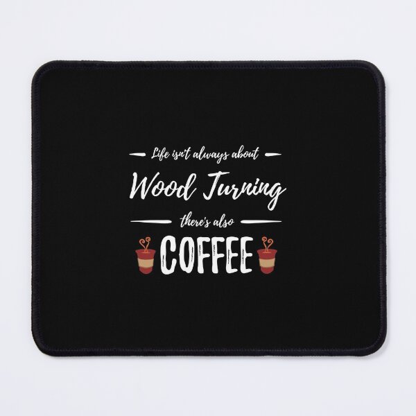 Item preview, Coffee Drinker Wood Turning Shirt Funny Artist Gift Idea designed and sold by politevann.