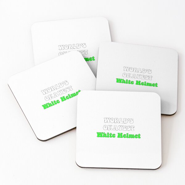 Item preview, Worlds Okayest White Helmet designed and sold by SLP-OEC.