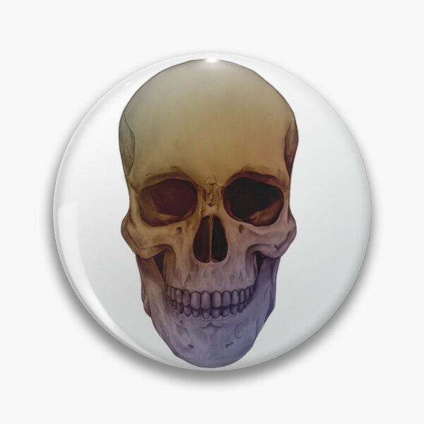 Item preview, Skull: yellow and purple designed and sold by Hannahbark-art.