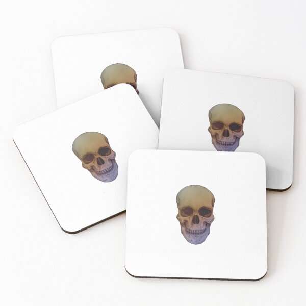 Item preview, Skull: yellow and purple designed and sold by Hannahbark-art.