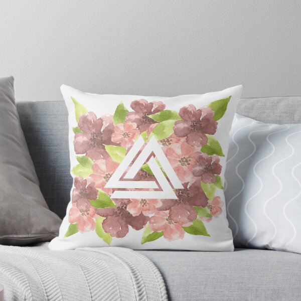 Item preview, Floral Triangle designed and sold by Quirksnsmirks.