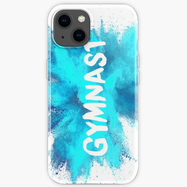 Gymnast - Blue Explosion  iPhone Soft Case