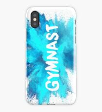 Gymnast - Blue Explosion iPhone Case