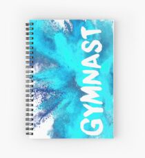 Cuaderno de espiral Gimnasta - Explosión azul