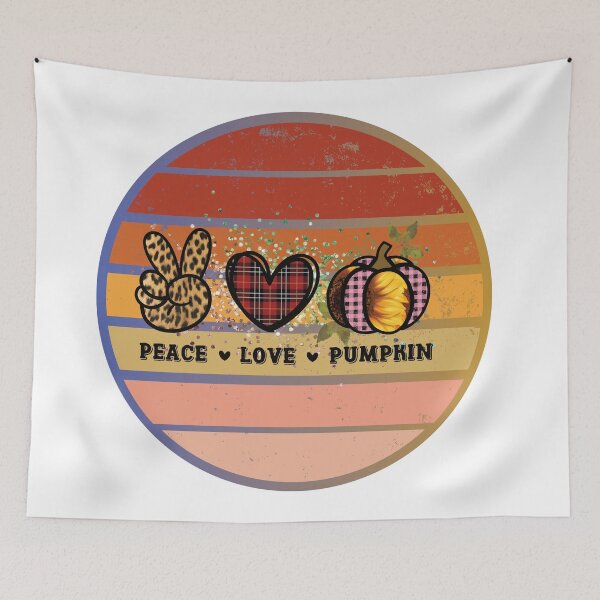 Item preview,  Autumn Is Here- Peace Love Pumpkin designed and sold by alayal57.