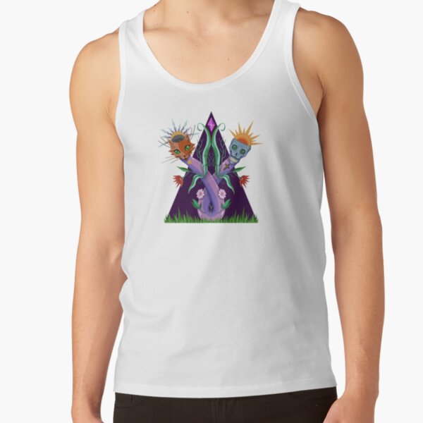 Fox and Skull Duality Tank Top