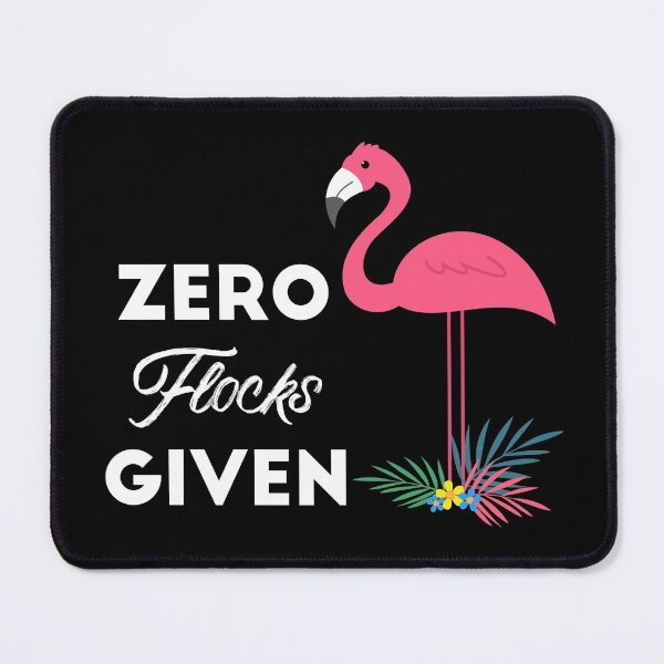 Item preview, Zero Flocks Given Cute Flamingo with flowers designed and sold by mrhighsky.