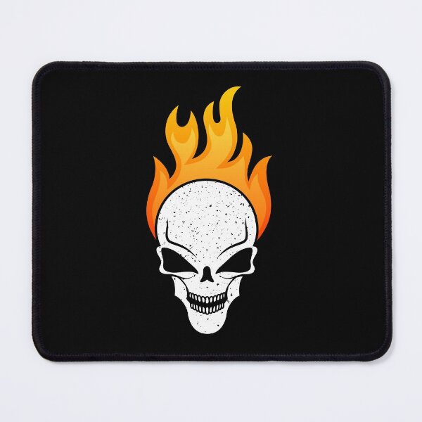 Item preview, Badass Flaming Skull for Bikers and Gamers designed and sold by mrhighsky.