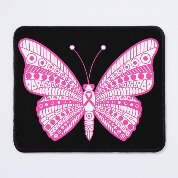 Item preview, Pink Ribbon Breast Cancer Awareness Tribal Butterfly designed and sold by mrhighsky.