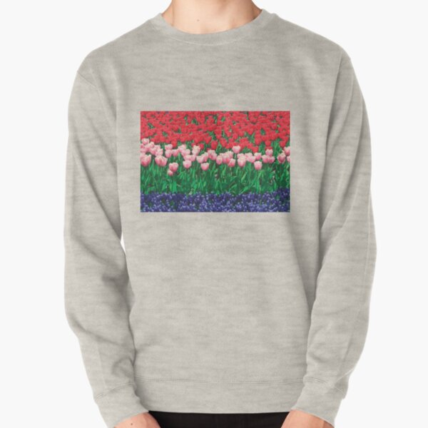 Close Up Of Flowers Pullover Sweatshirt